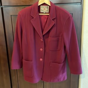 Vintage Express Wool Cashmere Blazer